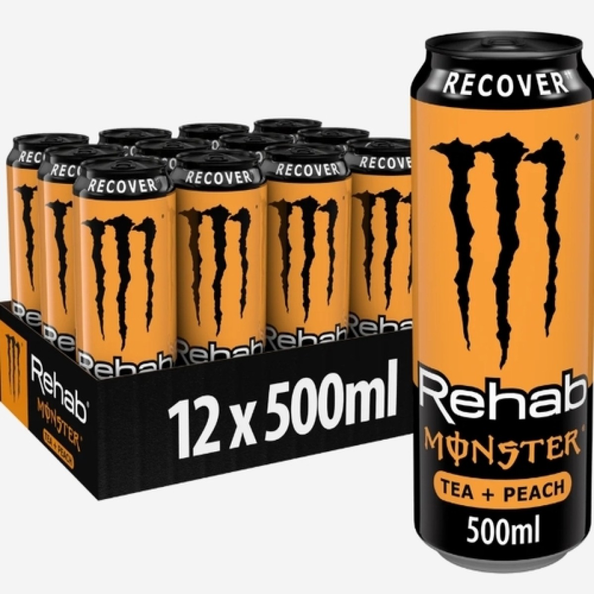 Monster rehab tea peach 12x500ml 